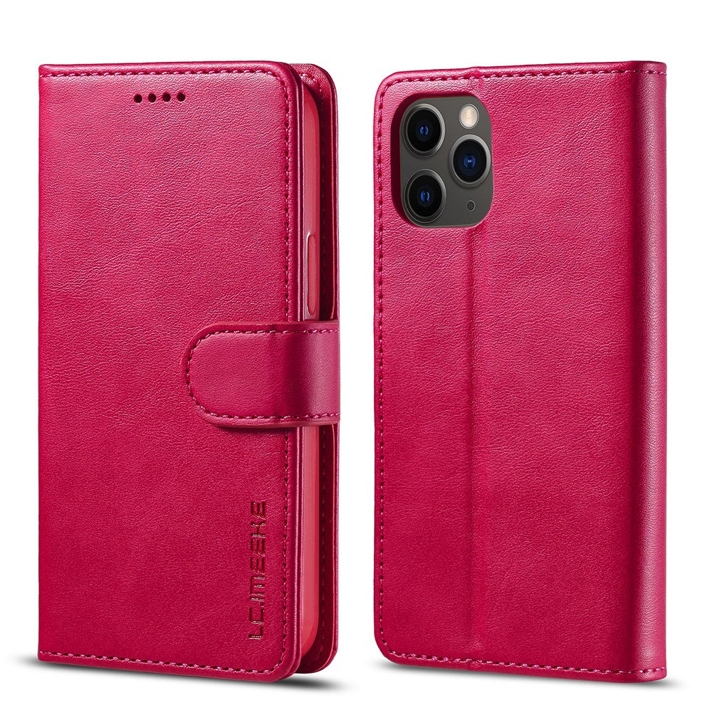 LC.IMEEKE iPhone 12 Pro Wallet Fodral - Red