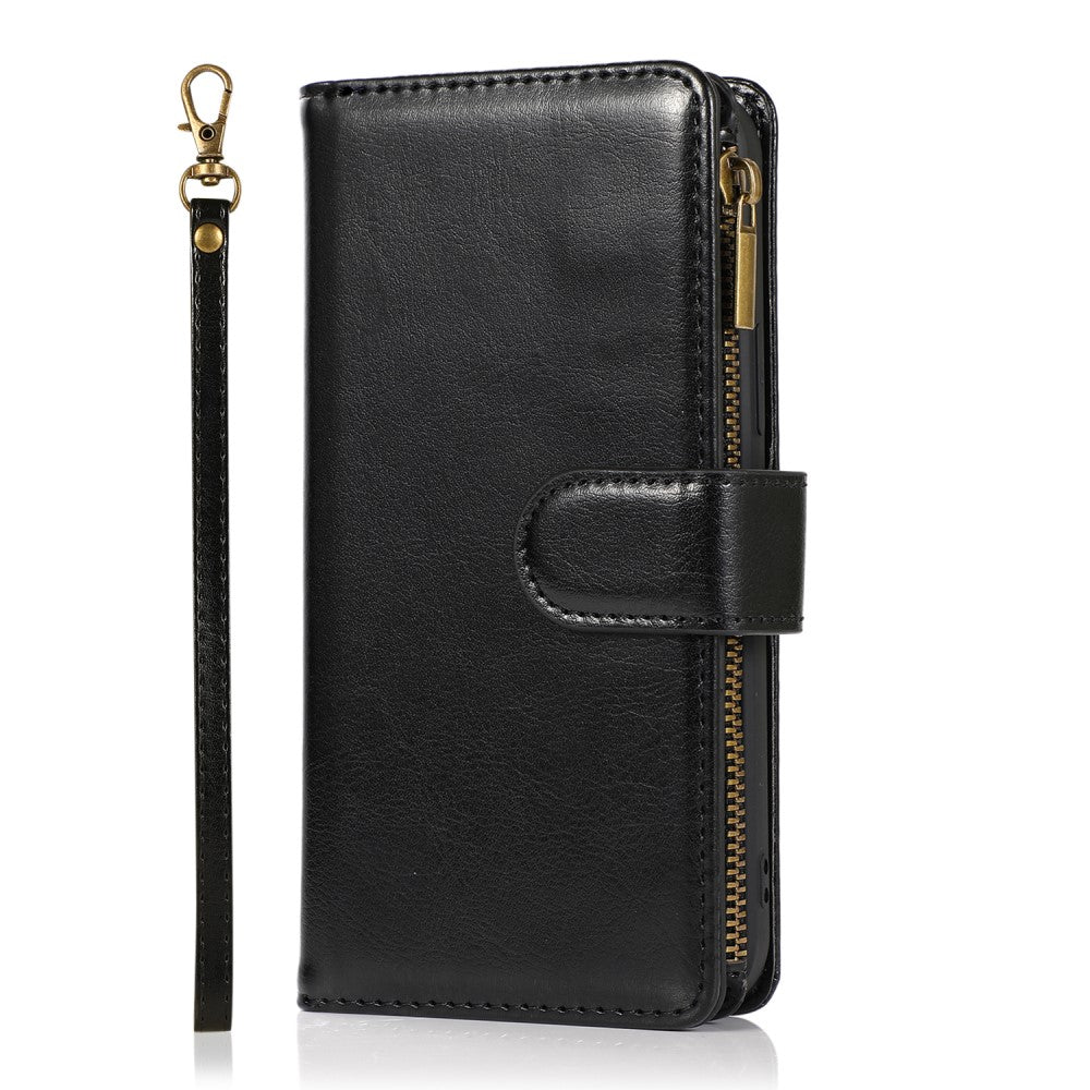 Crazy Horse Cover for iPhone 12/12 Pro - Black