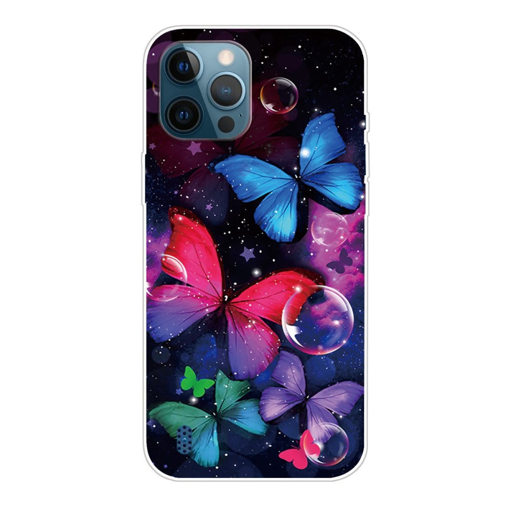 Pattern Printing Skal for iPhone 13 Pro - Beautiful Butterfly