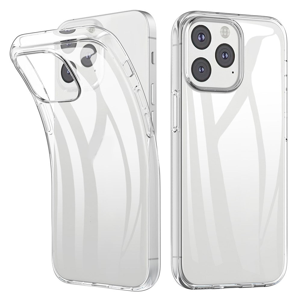 Anti-Fingerprint TPU skal for iPhone 13 Pro – transparent
