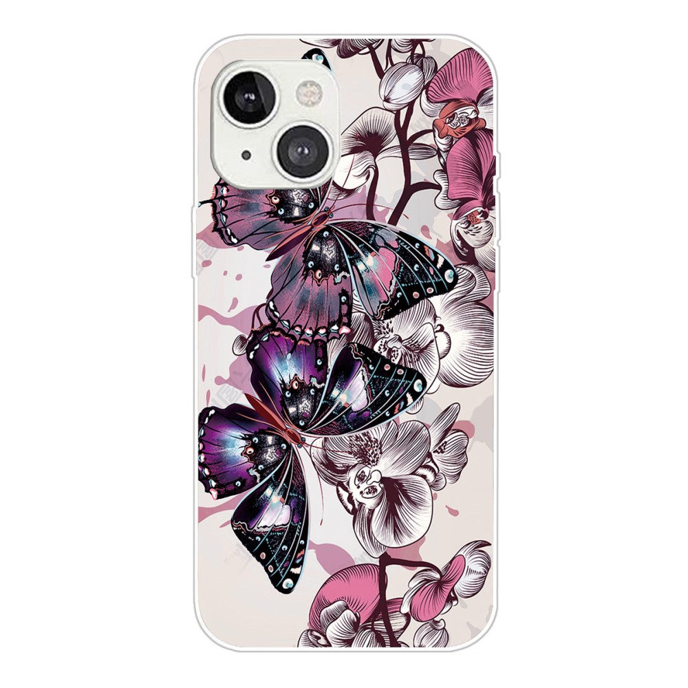 IPhone 13 skal - lila Butterflies