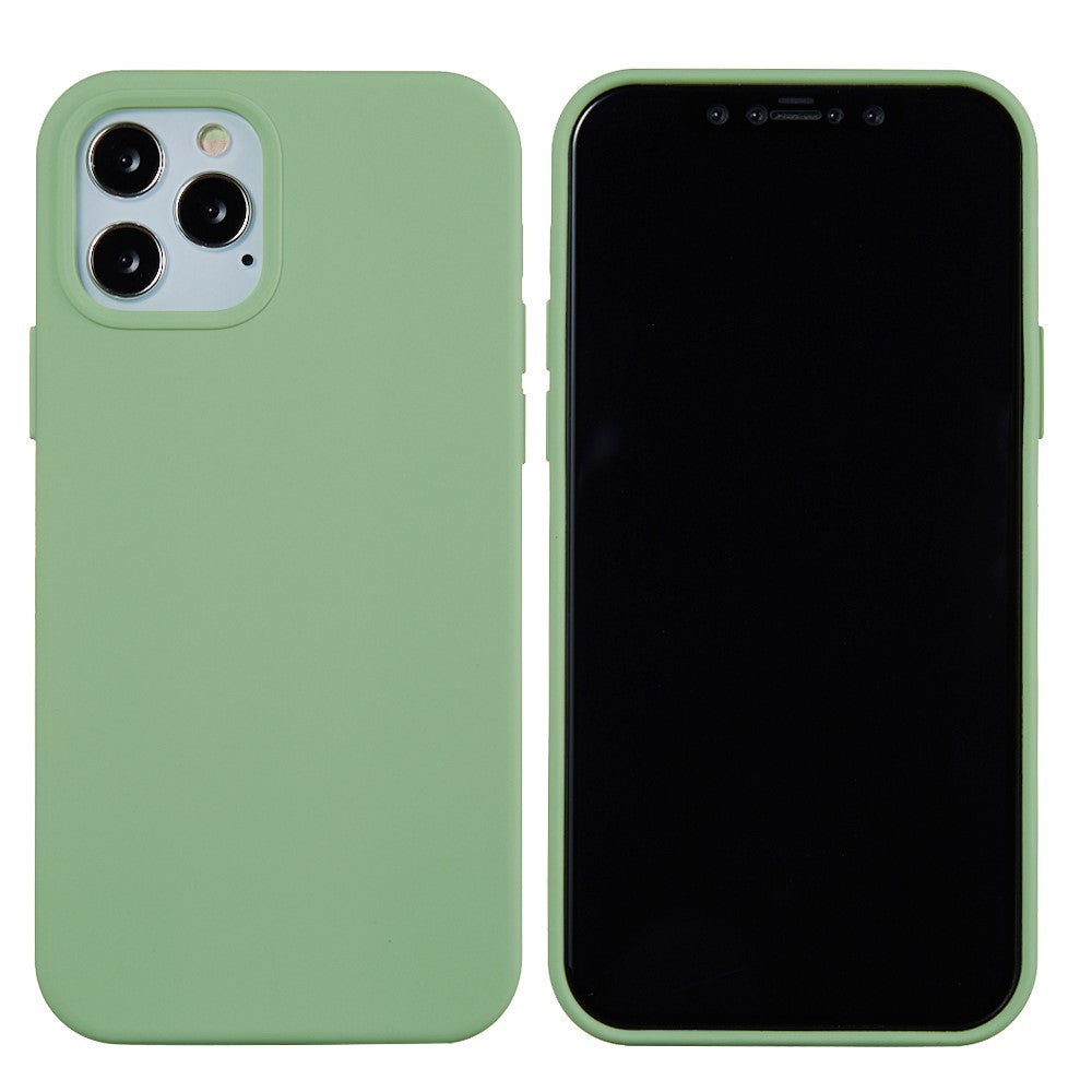 Liquid Silicone skal for iPhone 13 Pro – grön