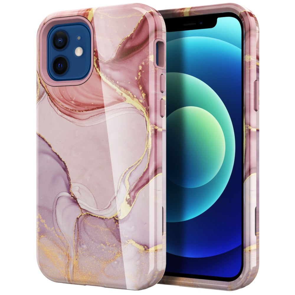 IPhone 12- 12 Pro TPU skal - Style G
