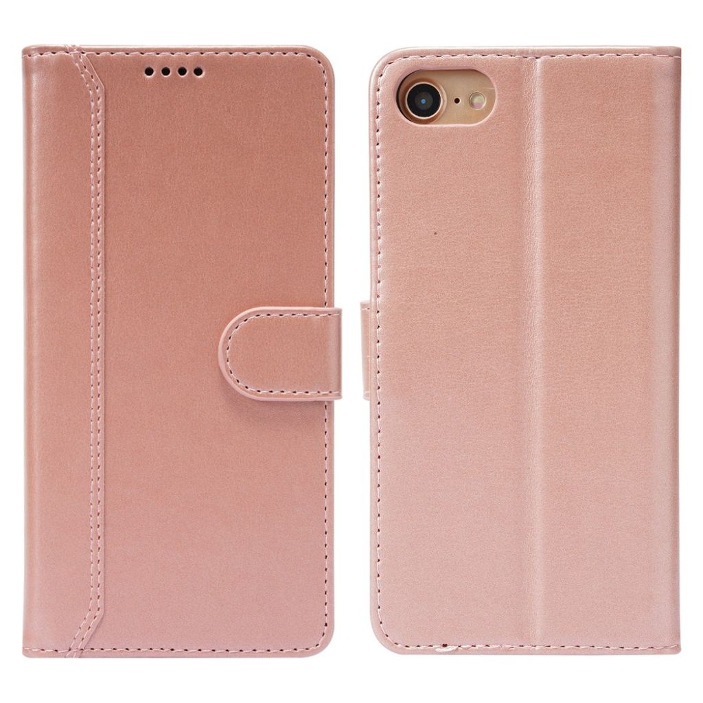 IPhone SE (2022) etc. cover with a magnetic strap - Rose gold-colored