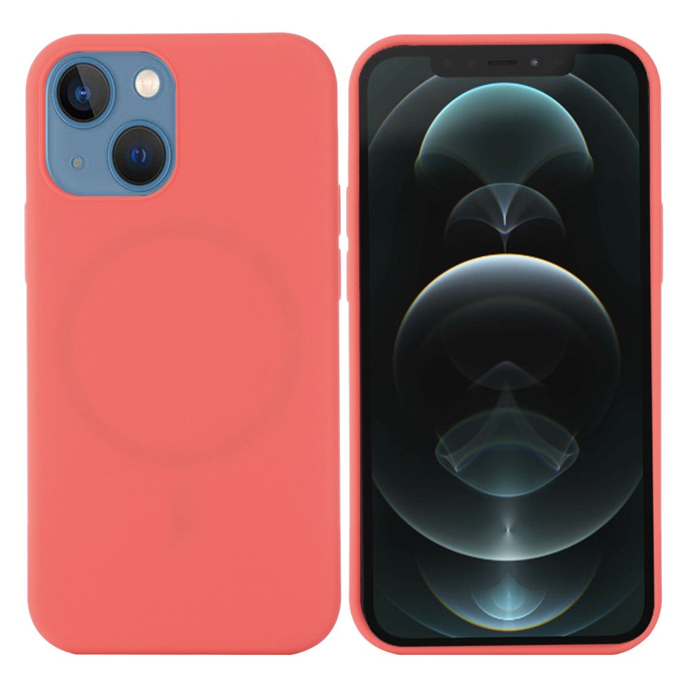 IPhone 13 MagSafe Liquid Silicone case - Hot pink