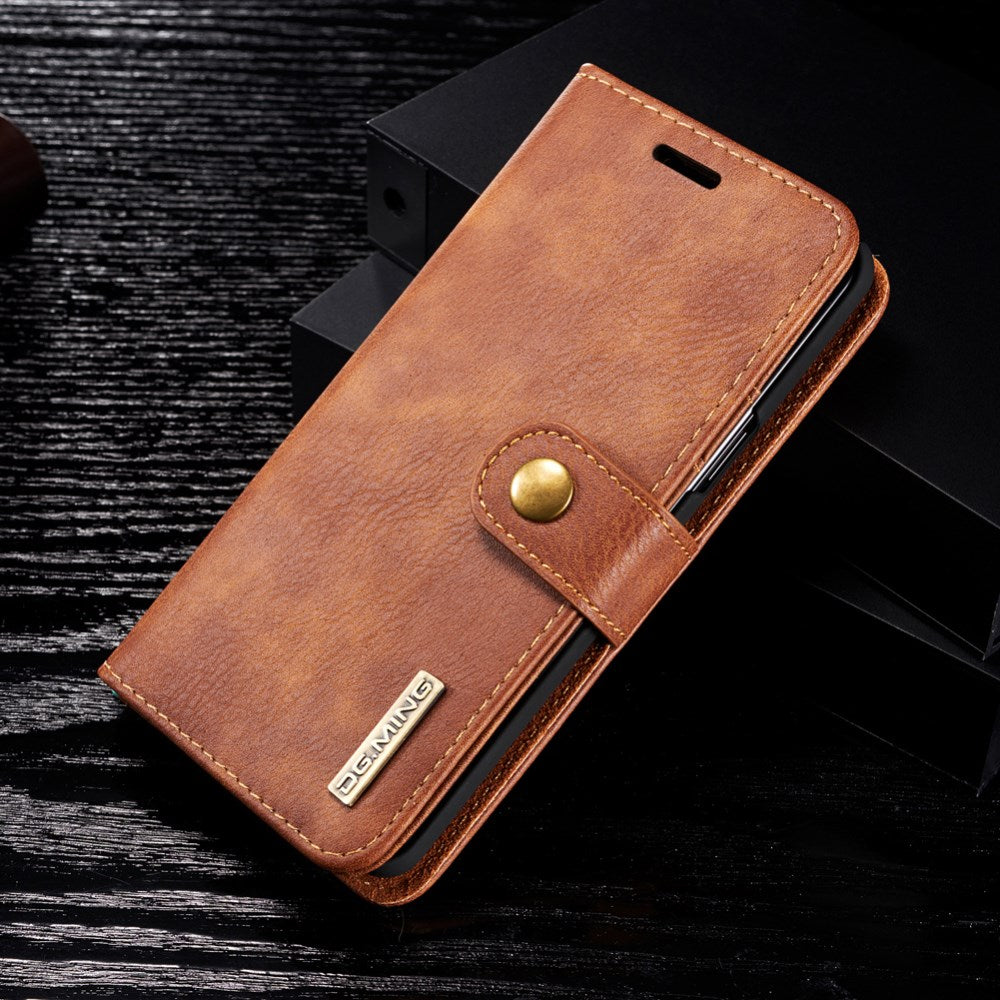 DG.MNG fodral 2-in-1 Splt Leather till Samsung Galaxy S9 – brun