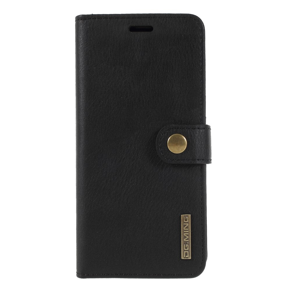 DG.MING fodral 2-in-1 Split Leather till Samsung Galaxy S9 Plus – svart