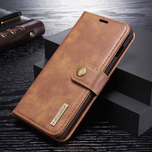DG.MING fodral 2-in-1 Split till Samsung Galaxy S10 – brun