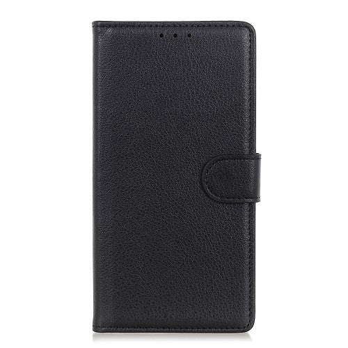 Litchi Skin fodral till Samsung Galaxy A50 – svart