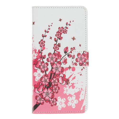 Fodral till Samsung Galaxy A20e – rosa Flowers