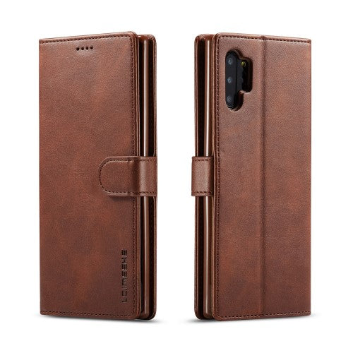 LC.IMEEKE fodral till Samsung Galaxy Note 10 Plus – brun