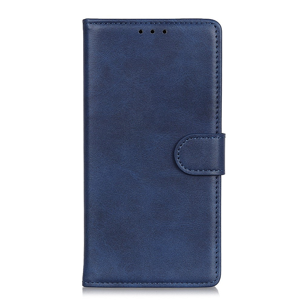 Matte Wallet Cover for Samsung Galaxy S20 - Blue