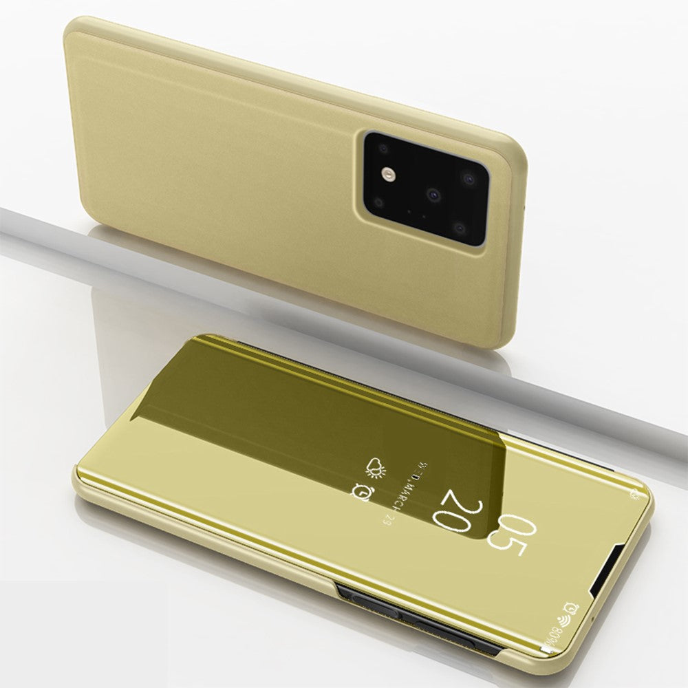 View Window Flip-fodral till Samsung Galaxy S20 Ultra – guld