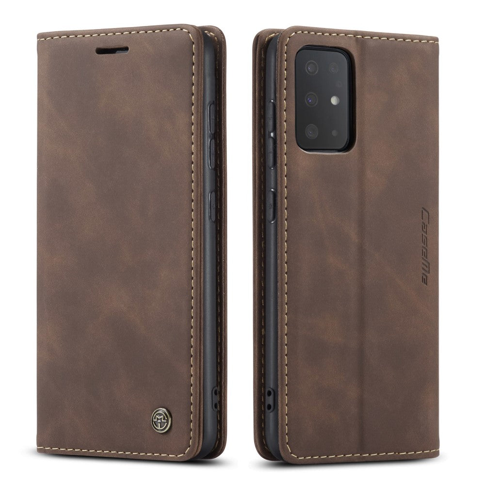CASEME 013 Series plånboksfodral till Samsung Galaxy S20 – brun