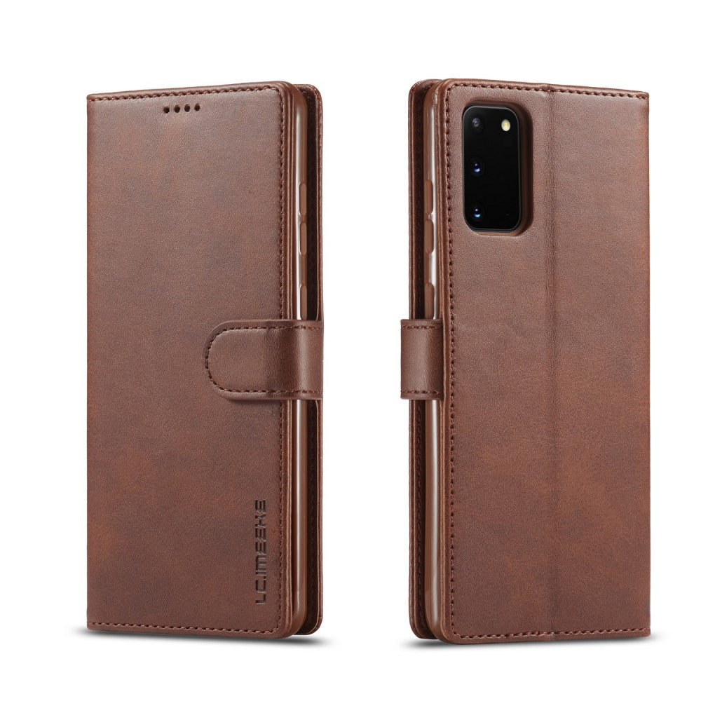 LC.IMEEKE Samsung Galaxy S20 plånboksfodral – Coffee