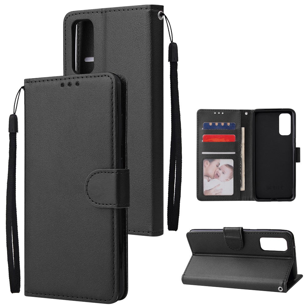 Samsung Galaxy S20 plånboksfodral – svart