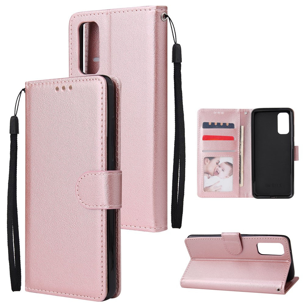 Samsung Galaxy S20 plånboksfodral – rosa