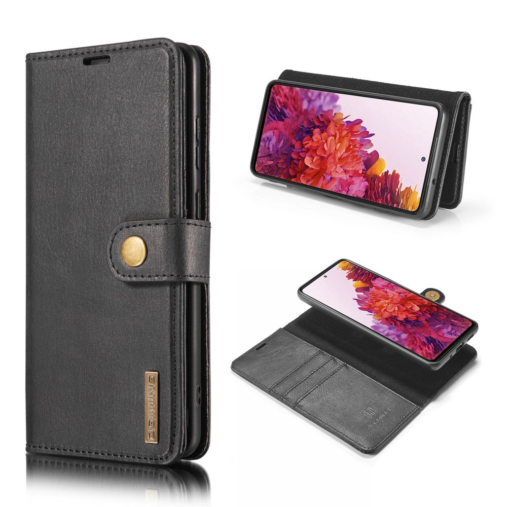DG.MING Detachable 2-in-1 Samsung Galaxy S20 FE fodral – svart