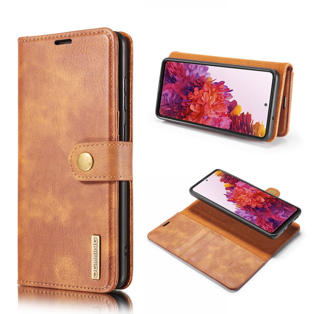 DG.MING Detachable 2-in-1 Samsung Galaxy S20 FE fodral – brun
