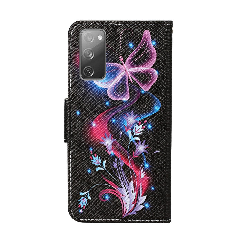 Pattern Printing Samsung Galaxy S20 FE fodral – Luminous Butterfly