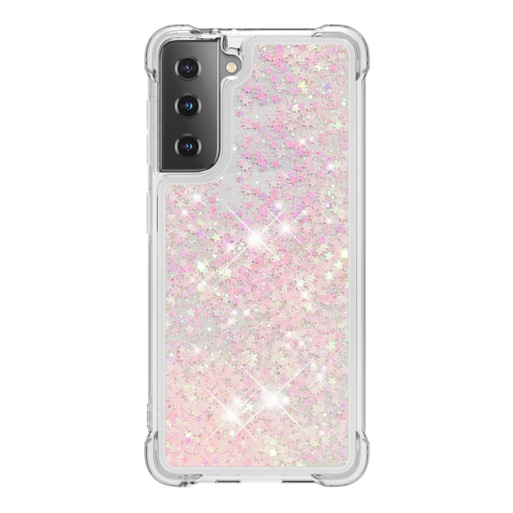 Samsung Galaxy S21 Dynamic Quicksand Case - Pink
