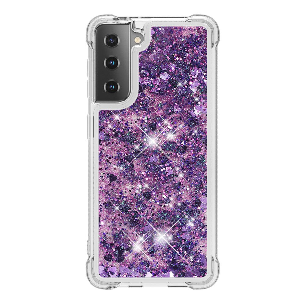 Samsung Galaxy S21 Dynamic Quicksand Case - Purple