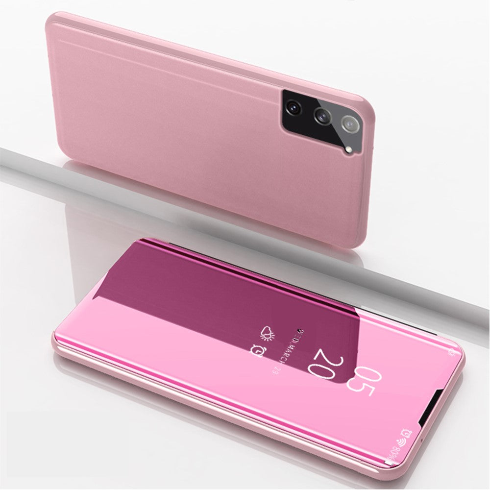 Samsung Galaxy S21 View Window Flip fodral – Rosegold