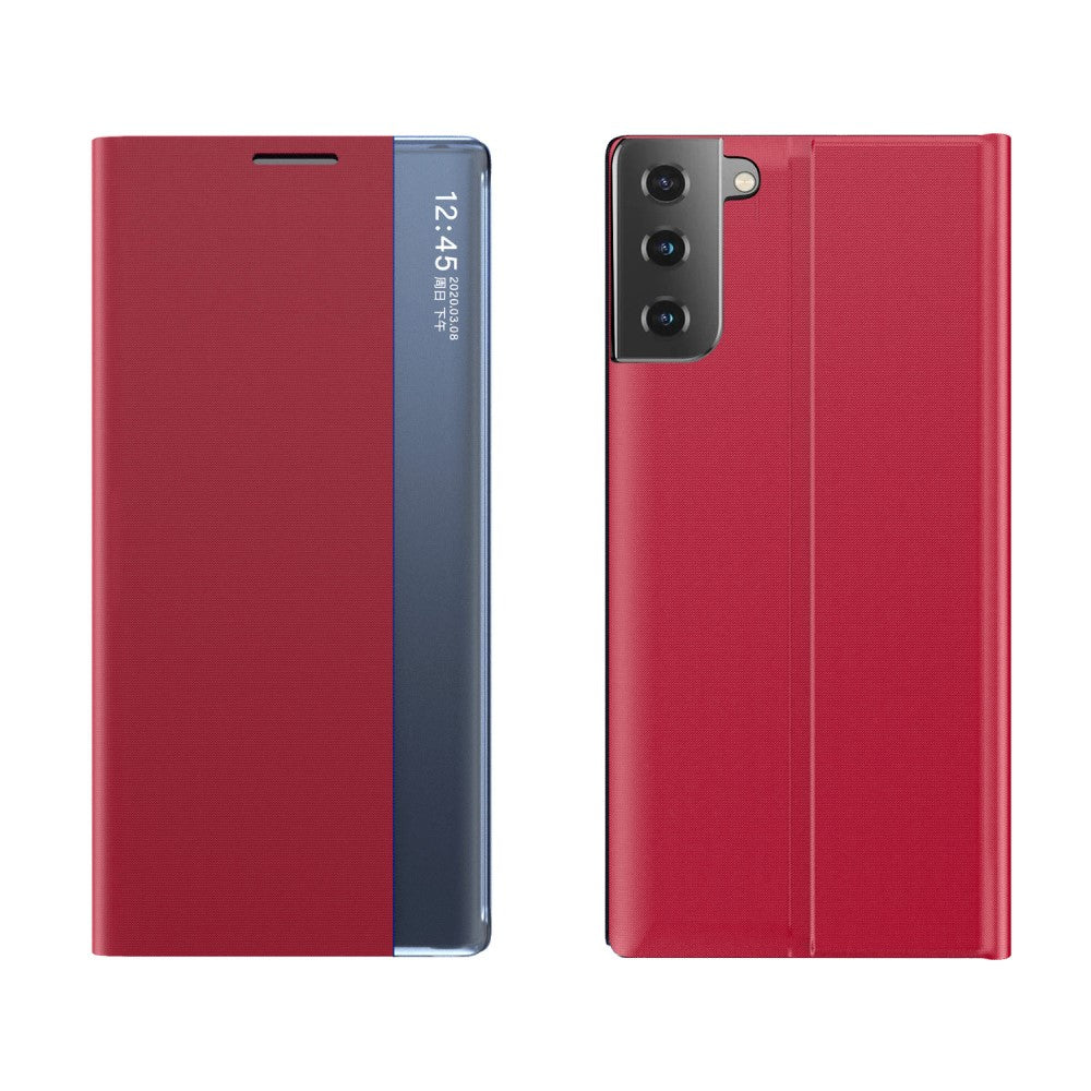 Samsung Galaxy S21 View Window fodral – röd