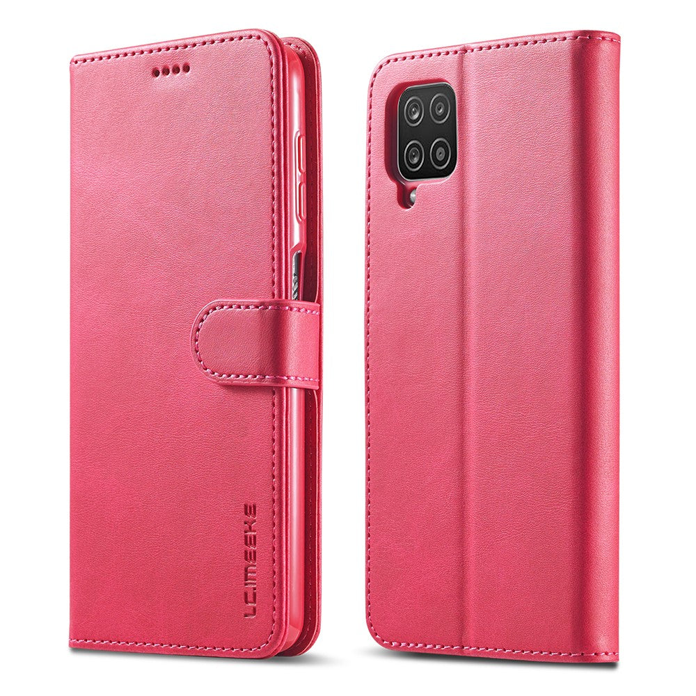 LC.IMEEKE plånboksfodral till Samsung Galaxy A12 5G – rosa