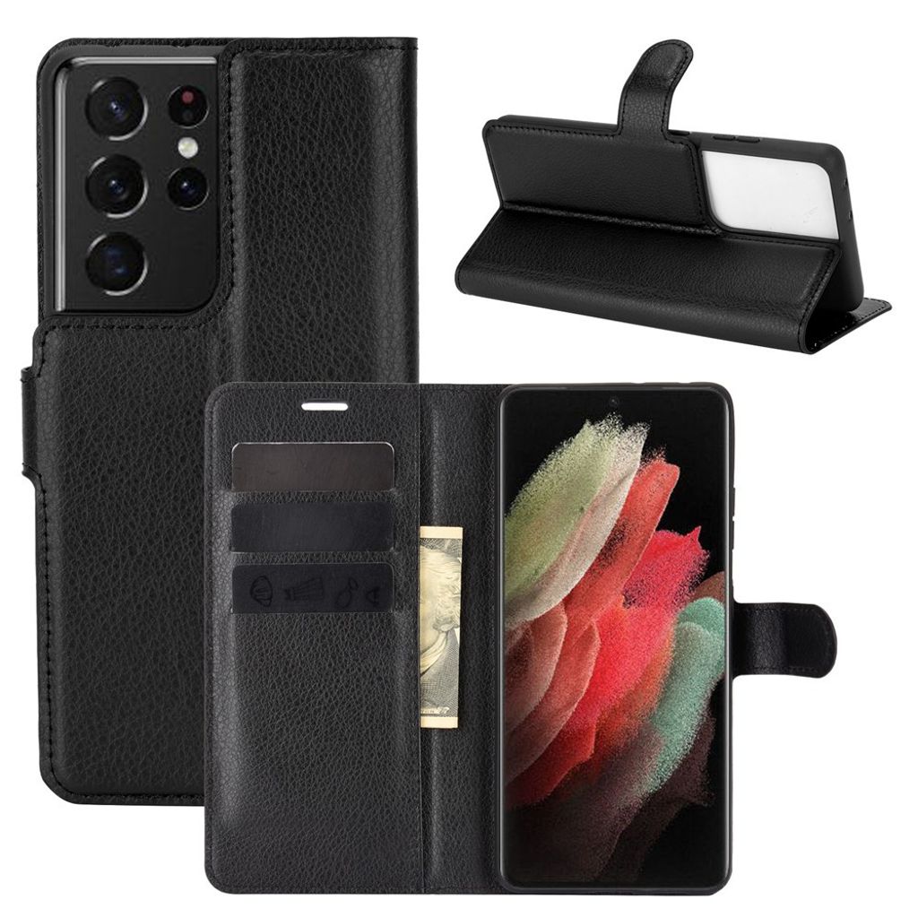 Flexible Samsung Galaxy S21 Ultra 5G fodral - svart
