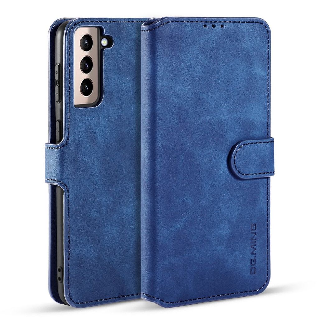 DG.MING Samsung Galaxy S21 4G, 5G fodral - blå