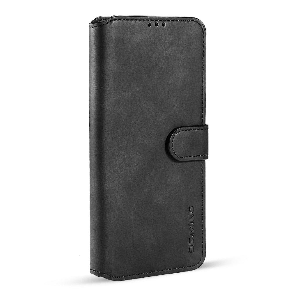 DG.MING Retro plånboksfodral till Samsung Galaxy S21 Plus 5G – svart