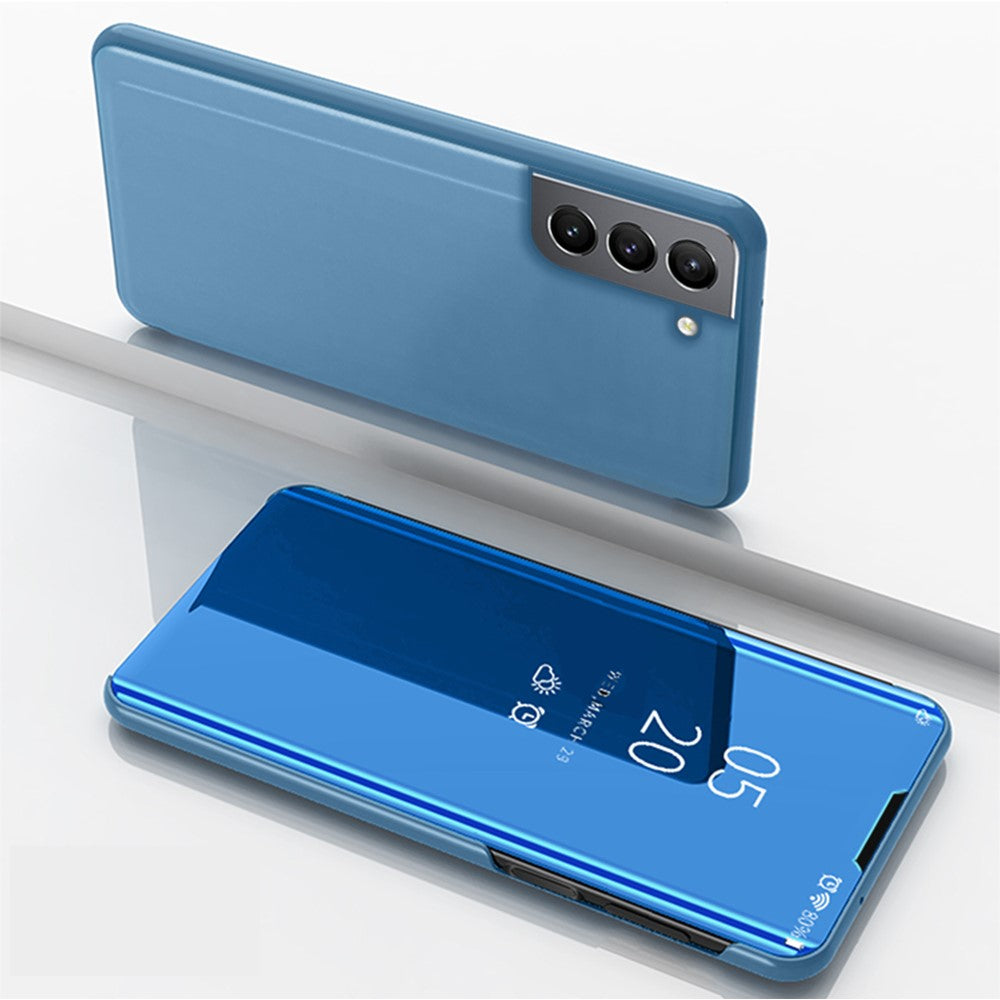 View Window Mirror fodral till Samsung Galaxy S21 FE – blå