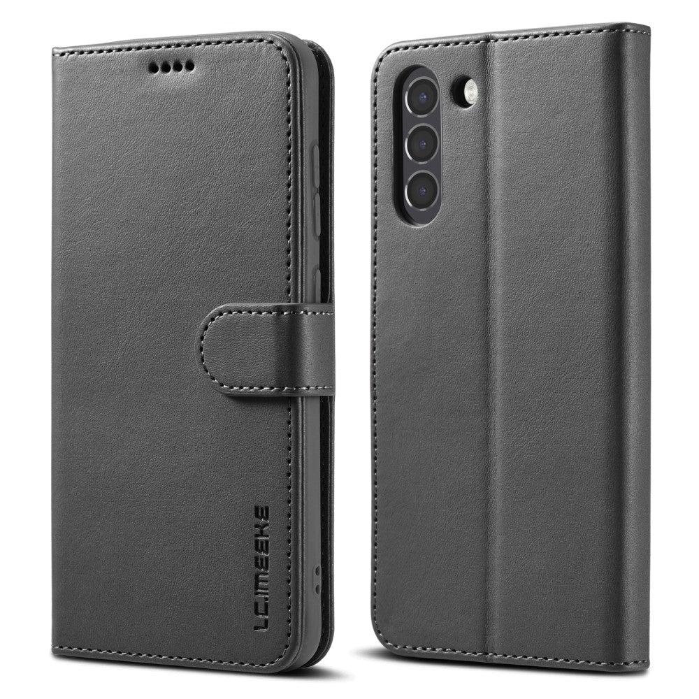 LC.IMEEKE plånboksfodral till Samsung Galaxy S21 FE – svart