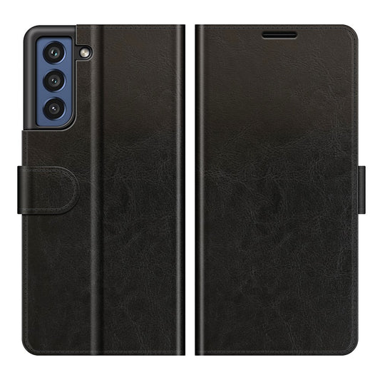 Crazy Horse Cover for Samsung Galaxy S21 FE - Black