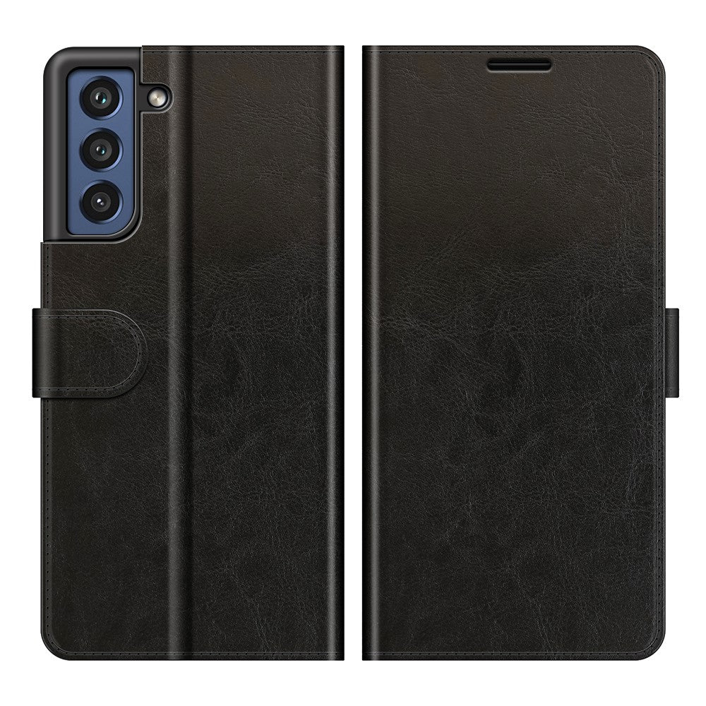 Crazy Horse fodral till Samsung Galaxy S21 FE – svart