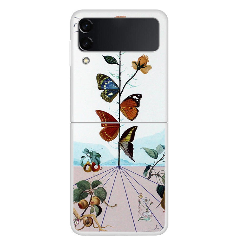 Samsung Galaxy Z Flip3 5G smartphone skal - Butterfly Flower