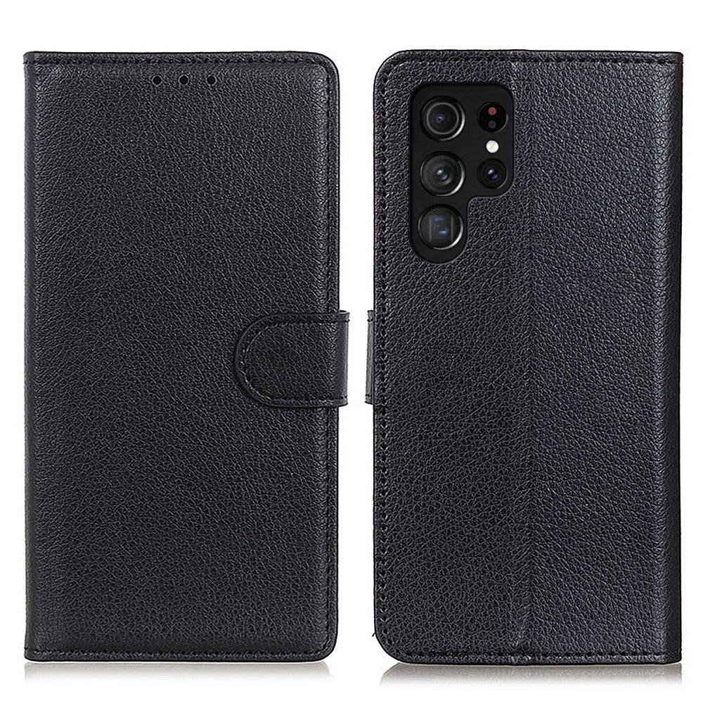 Samsung Galaxy S22 Ultra 5G plånboksfodral – svart