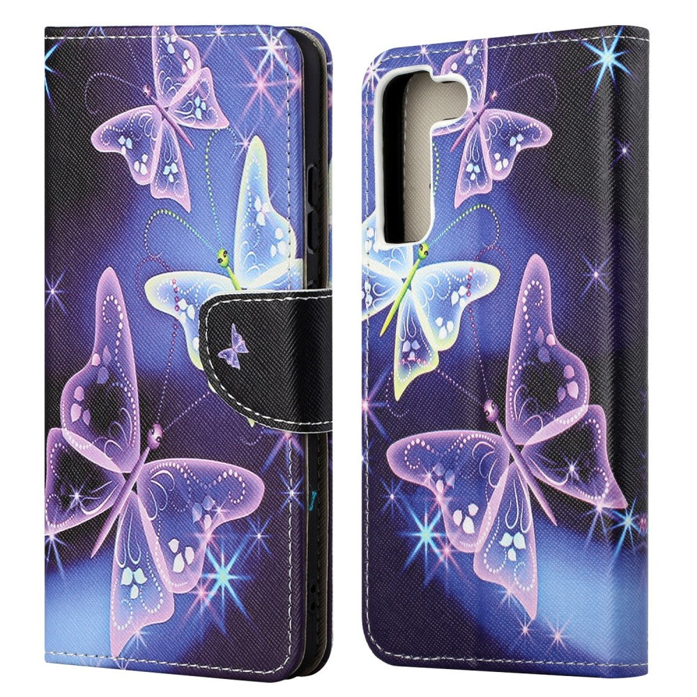 Samsung Galaxy S22 Ultra 5G phone fodral - Sparkling Butterflies