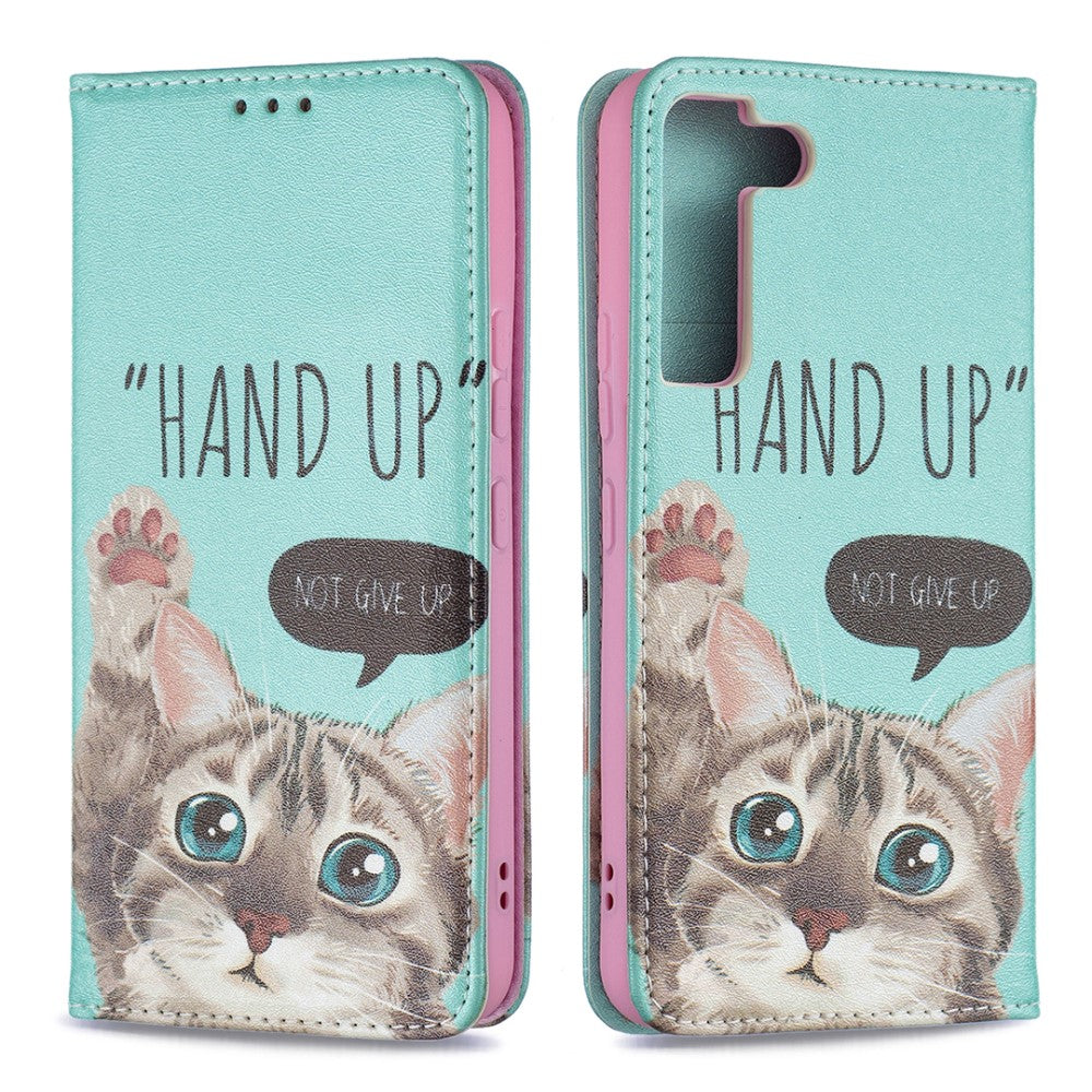 Samsung Galaxy S22 5G plånboksfodral - Cat