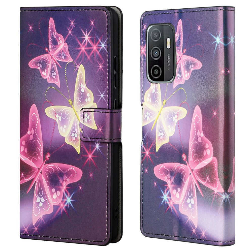 Samsung Galaxy A53 5G plånboksfodral - Sparkle Butterflies