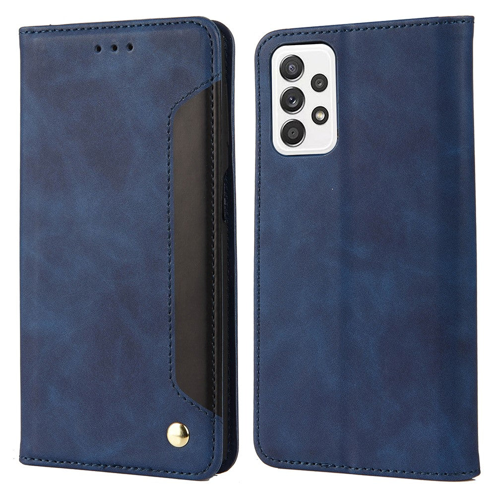 Samsung Galaxy A33 plånboksfodral - blå