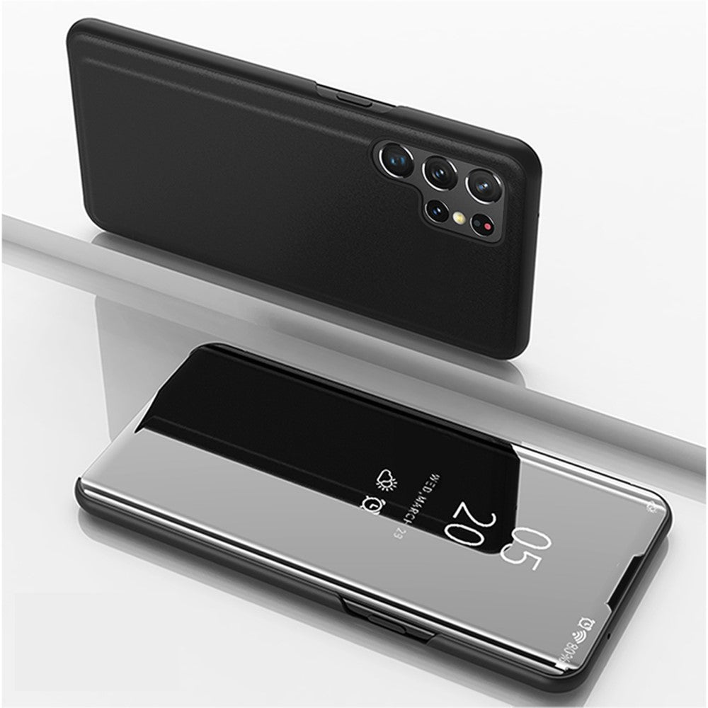 Samsung Galaxy S22 Ultra 5G flip fodral - svart