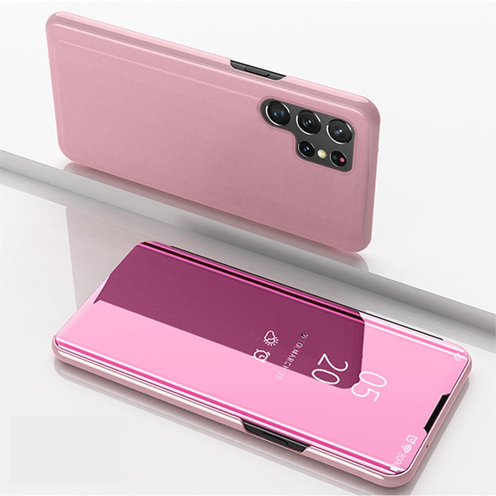 Samsung Galaxy S22 Ultra 5G flip fodral - Rosé