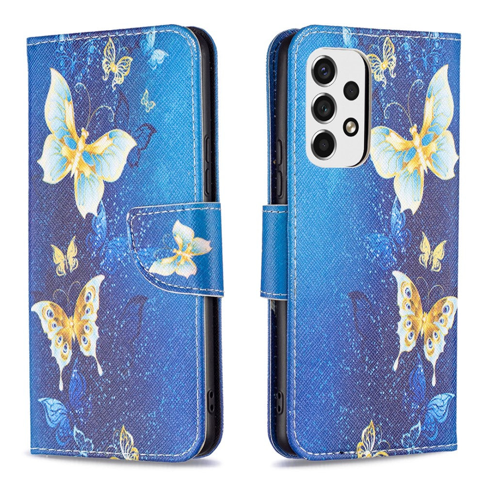 Samsung Galaxy A53 5G plånboksfodral - Golden Butterfly