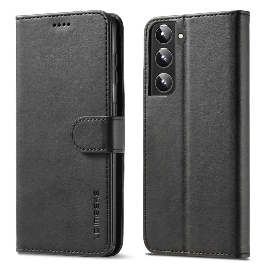 LC.IMEEKE Samsung Galaxy S21 4G, 5G phone fodral - svart