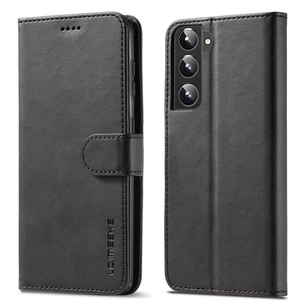 LC.IMEEKE Samsung Galaxy S22 5G plånboksfodral - svart