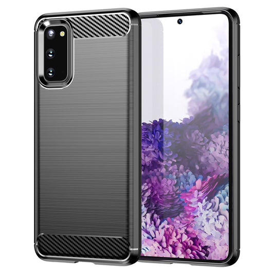 Carbon Fiber Texture Samsung Galaxy S20 case - Black