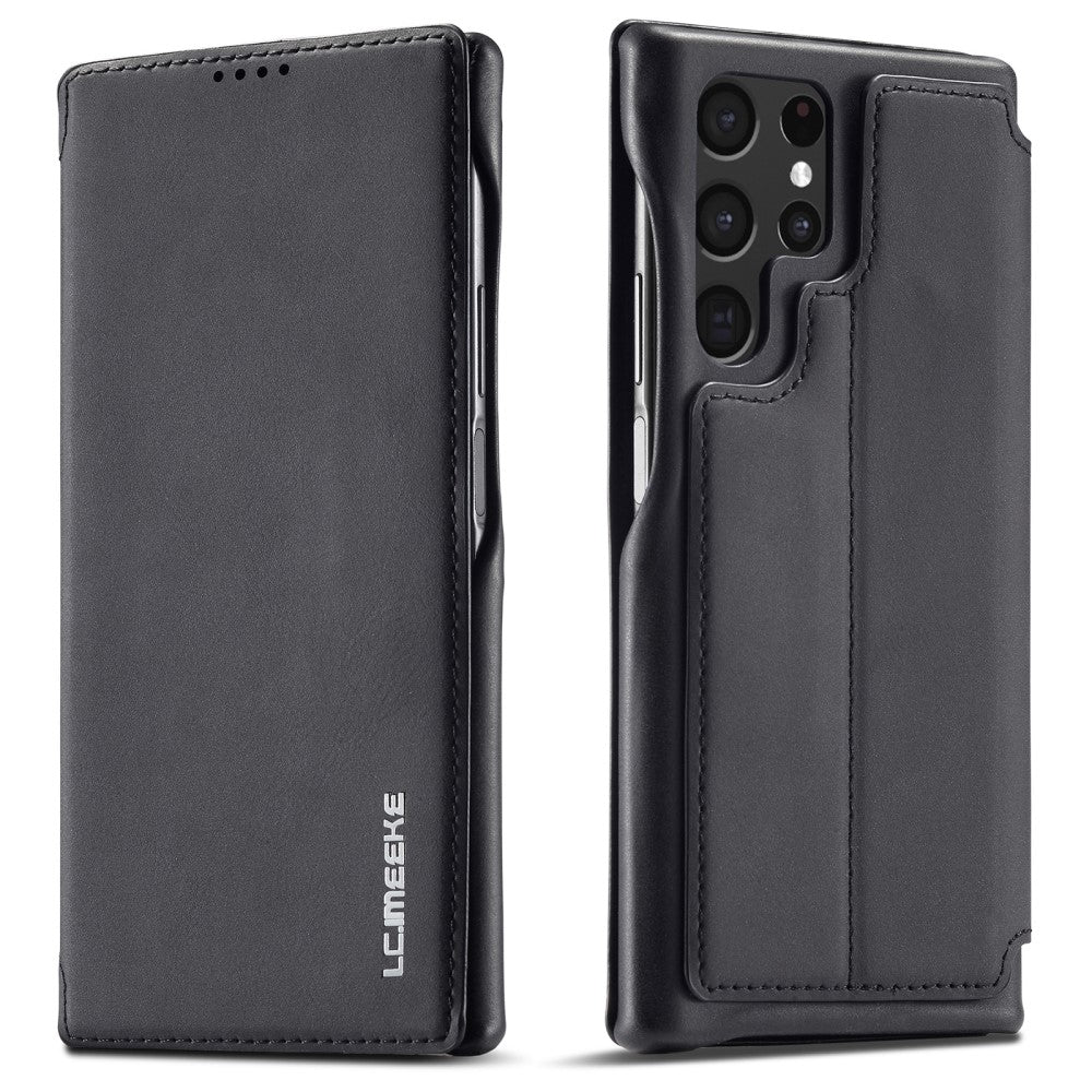 LC.IMEEKE Samsung Galaxy S22 Ultra 5G phone fodral – svart