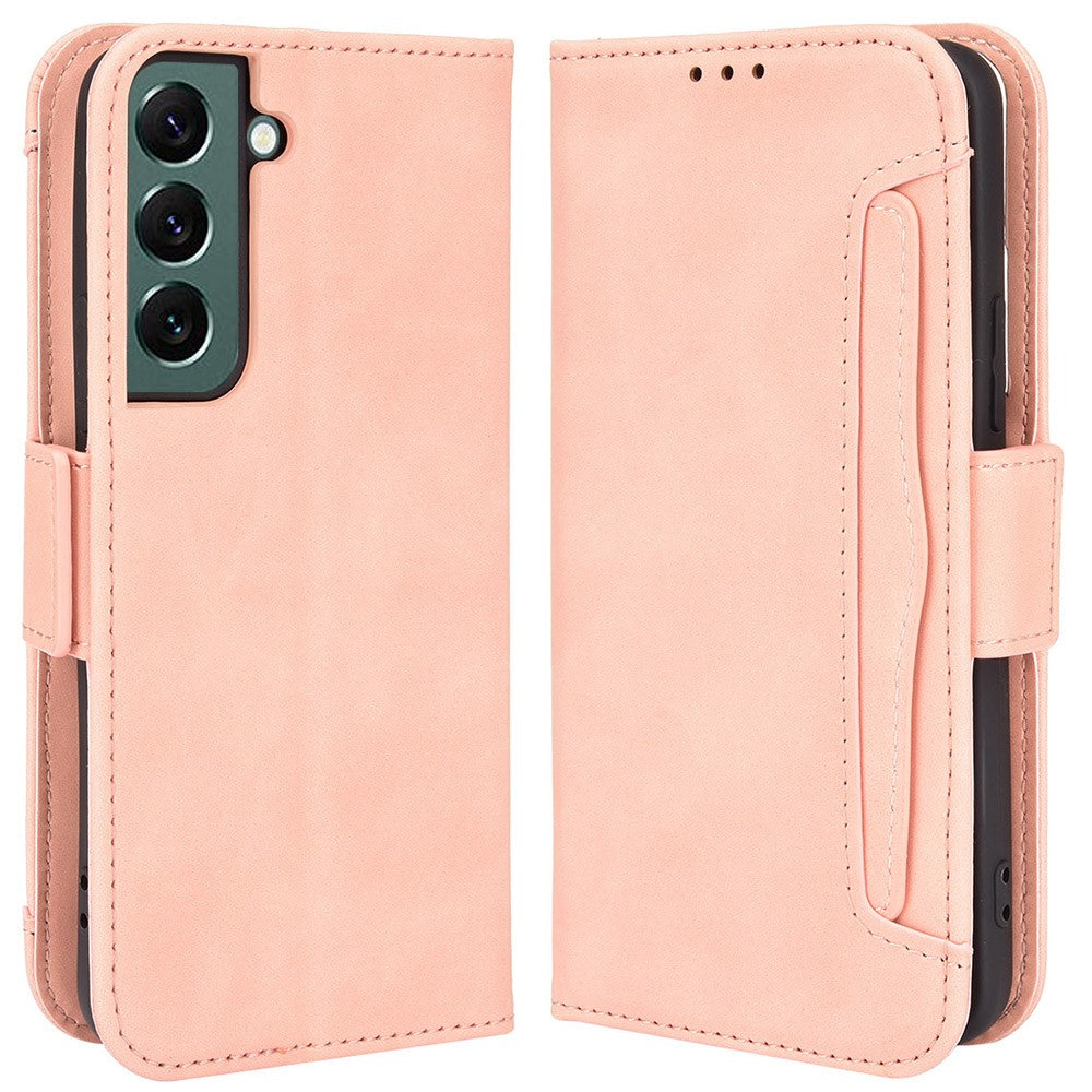 Samsung Galaxy S22 plus 5G plånboksfodral – rosa